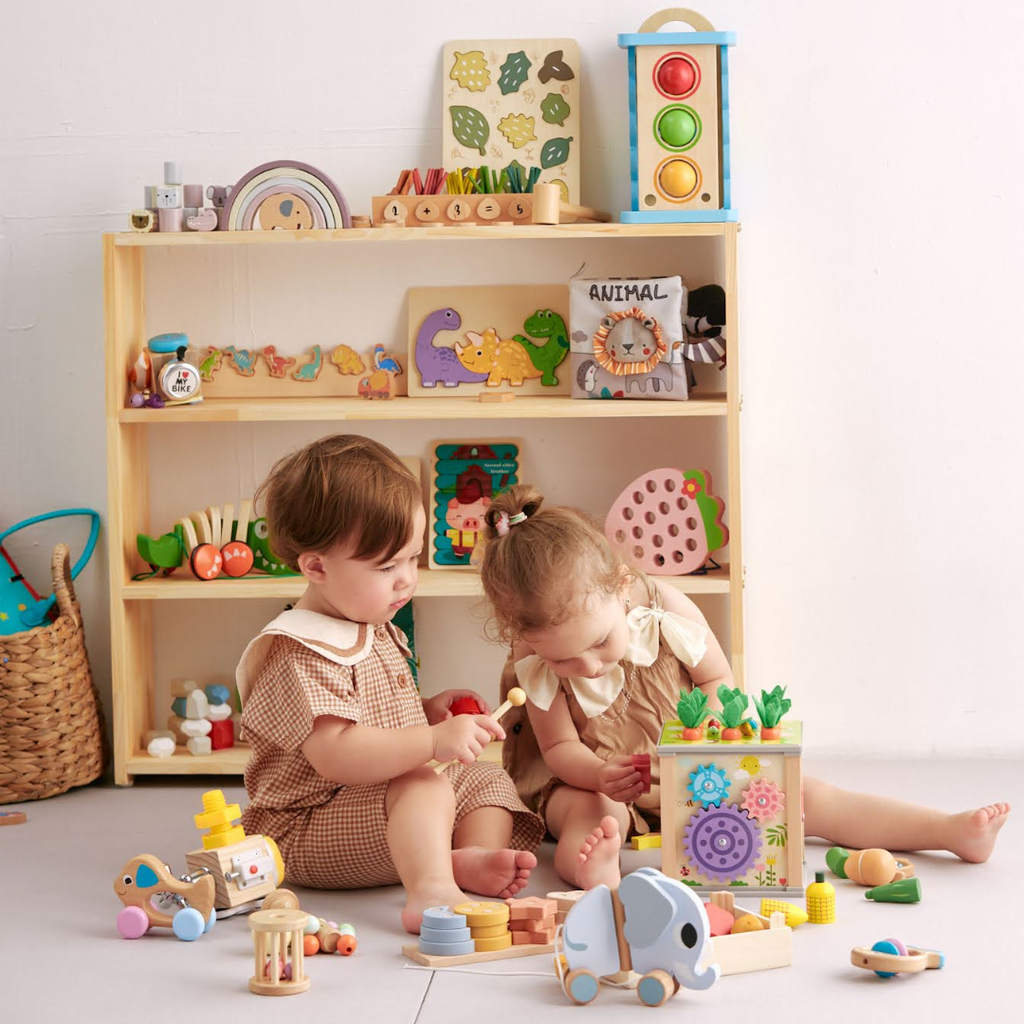 Gợi ý đồ chơi gỗ thông minh giáo dục sớm cho bé 1-2 tuổi