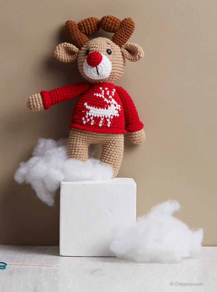 chippico reindeer toy plush doll